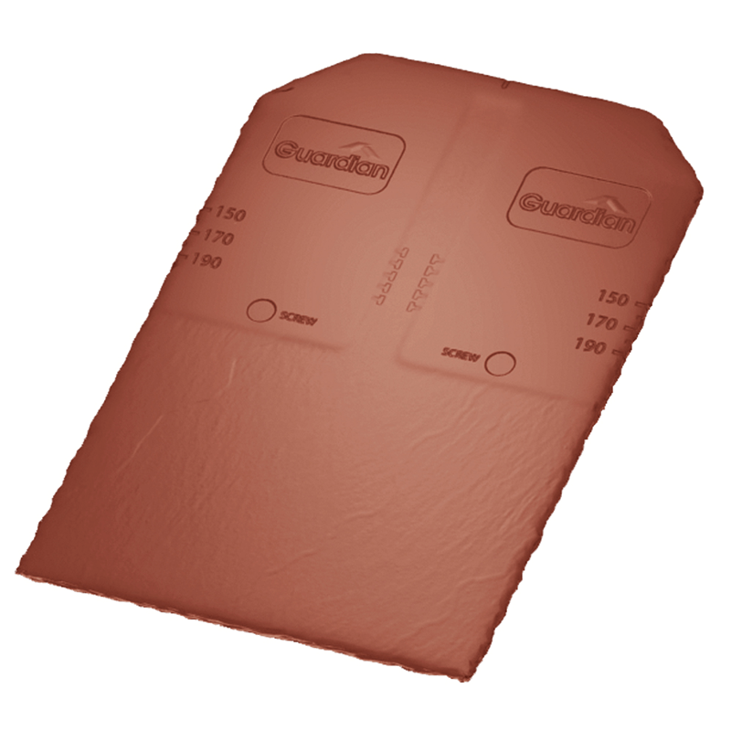 Guardian Synthetic Slate Terracotta Roof Tiles 445mm x 294mm - Pack of 22 Image